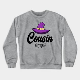 Halloween Family Witch Hat Cousin Crewneck Sweatshirt